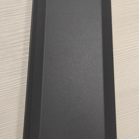 Ламель Оазис, двухстороннее полимерное матовое покрытие, 0,7 мм, RAL 7024, муар
